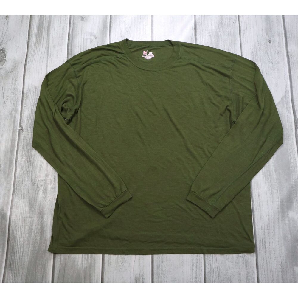 DRIFIRE Shirt Mens 2XL Olive Green Flame Resistant FR Long Sleeve USA Work